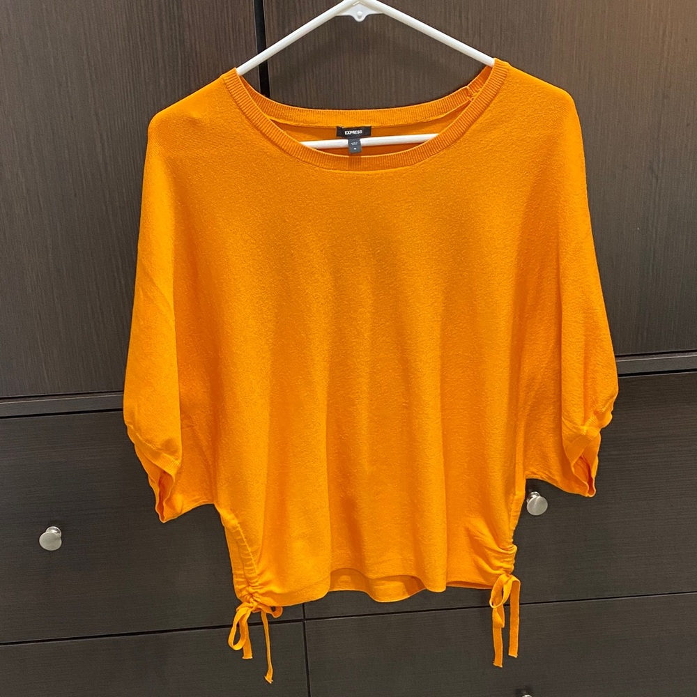 Express Sweater Blouse with Side Ties
